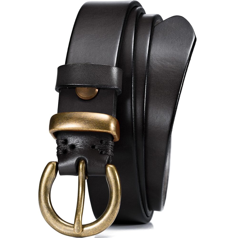 8542 Full Grain Leather Belt For Women,1.1" Ladies Casual Jean